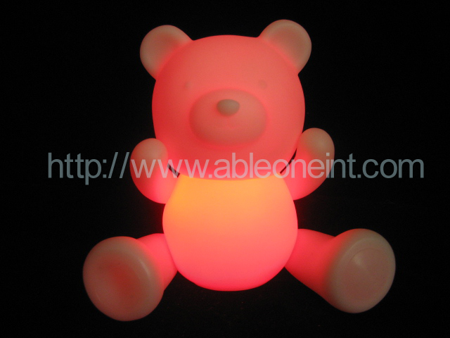 PVC Bear Shape Light(moveable)
